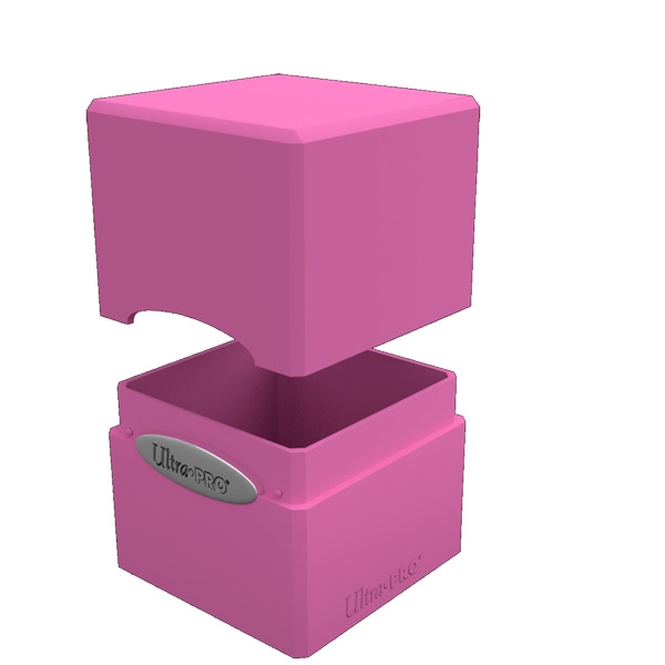 Ultra-Pro-Classic-Satin-Cube-Hot-Pink-open